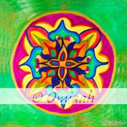 A018 - Mandala Schutz Standard XS (5 x 5 cm) | Matt