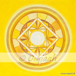 M039 Mandala Amon Ra Standard L  (30 x 30 cm) | Matt