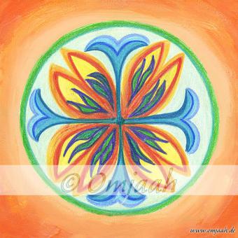 A015 - Mandala Inneres Feuer 
