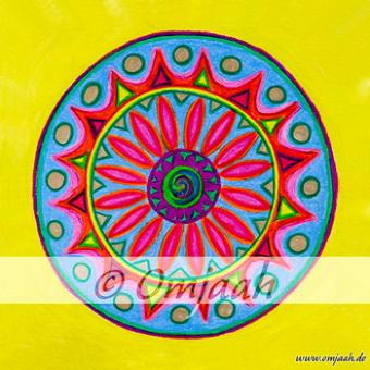 A028 - Mandala Wechseljahre Standard XS (5 x 5 cm) | Matt