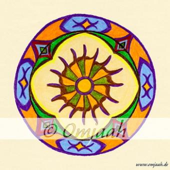 G002 - Mandala Leber Standard XS (5 x 5 cm)