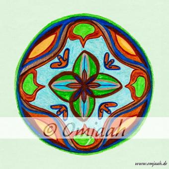 G004 - Mandala Haare Standard S (10 x 10 cm)