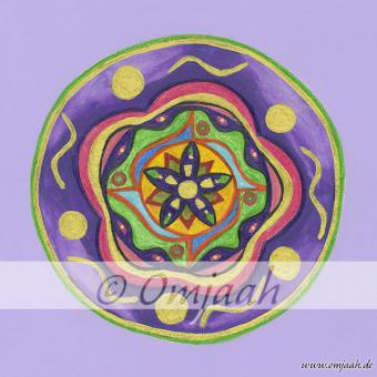 G006 - Mandala Darmgesundheit Standard L  (30 x 30 cm)