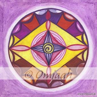 G028 - Mandala Ausgewogenes Essverhalten Standard S (10 x 10 cm)