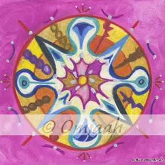 G030 - Mandala Borreliose Standard S (10 x 10 cm)