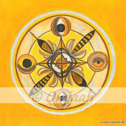 C023 - Mandala Bienen und Hummeln 