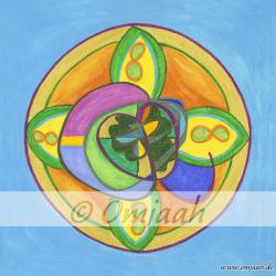 G016 - Mandala Sucht Standard L  (30 x 30 cm)