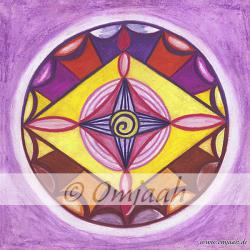 G028 - Mandala Ausgewogenes Essverhalten Standard XS (5 x 5 cm)